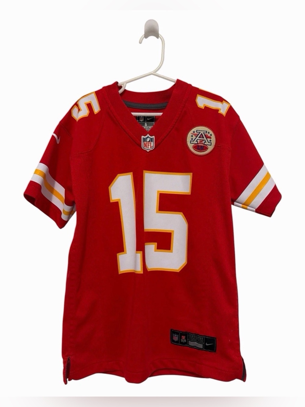 Nike Kansas City Chiefs Mahomes Jersey Youth Small Size (8) NFL
